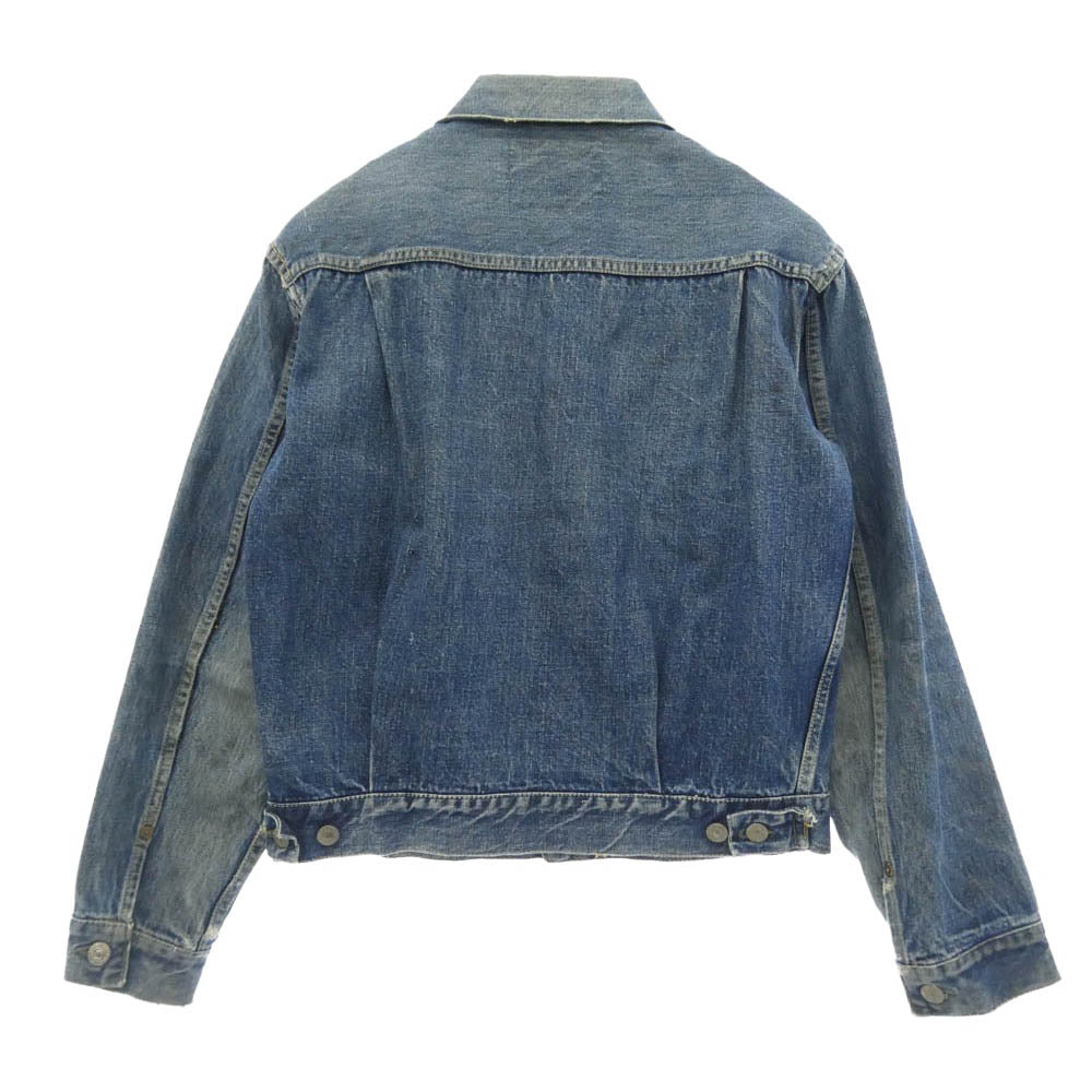 Levi's リーバイス VINTAGE ヴィンテージ 50s 60s セカンド 2nd 507XX BIGE ビックＥ 両面タブ ボタン裏刻印17 デニム ジャケット インディゴブルー系【中古】