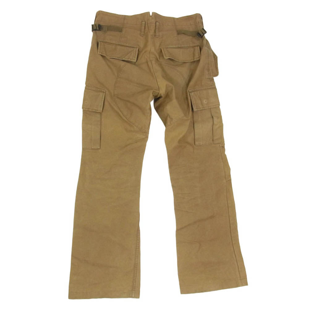 ATTACHMENT アタッチメント コットン フレア カーゴ パンツ ブラウン系 2【中古】