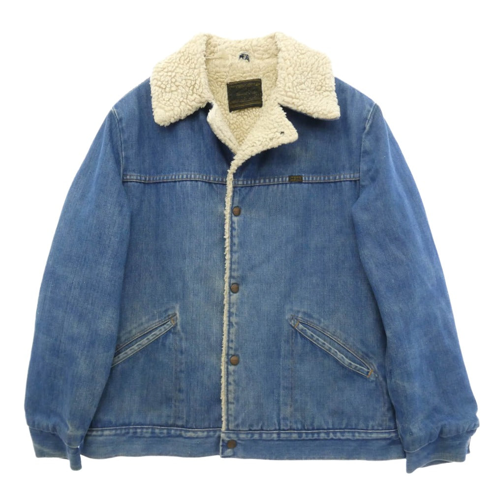マーベリック 70s USA製 Ranch Coat 裏ボア ランチコート デニムジャケット インディゴブルー系【中古】