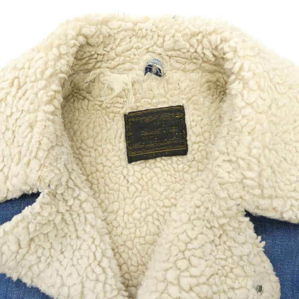 マーベリック 70s USA製 Ranch Coat 裏ボア ランチコート デニムジャケット インディゴブルー系【中古】