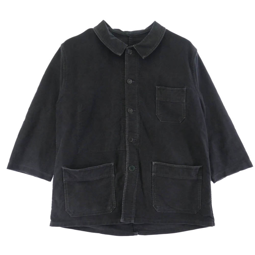 モン ケメル 50s Black moleskin jacket モールスキンジャケット フレンチ ワークジャケット ブラック系 サイズ表記なし【中古】