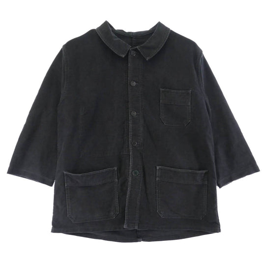 モン ケメル 50s Black moleskin jacket モールスキンジャケット フレンチ ワークジャケット ブラック系 サイズ表記なし【中古】
