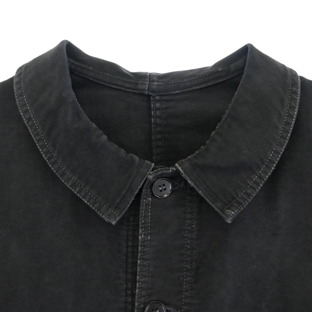 モン ケメル 50s Black moleskin jacket モールスキンジャケット フレンチ ワークジャケット ブラック系 サイズ表記なし【中古】