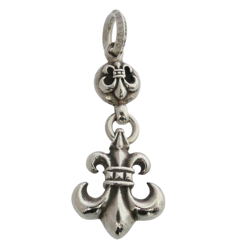 CHROME HEARTS クロムハーツ（原本無） 1BALL BS FLEUR 1ボール BS フレア チャーム ペンダントトップ シルバー系【中古】