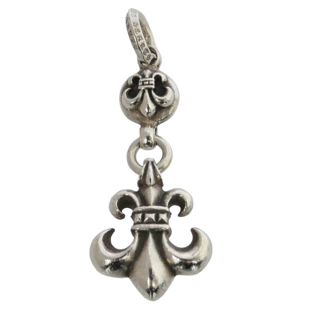 CHROME HEARTS クロムハーツ（原本無） 1BALL BS FLEUR 1ボール BS フレア チャーム ペンダントトップ シルバー系【中古】