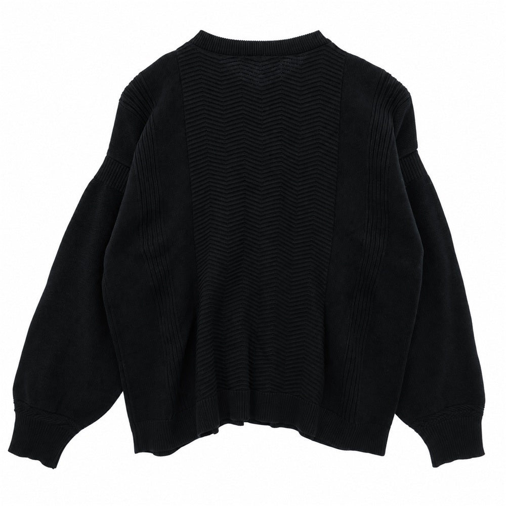 ヤシキ 18SS YSK-18SS-KN02 Samon Knit 鹿の子編み サモンニット ブラック系 1【中古】