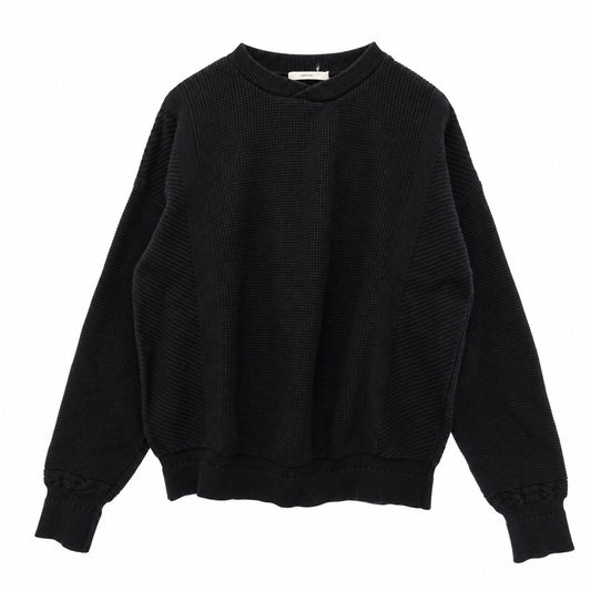 ヤシキ 17AW YSK-17AW-KN03 Kyoukoku Knit 峡谷10ゲージワッフル ニット ブラック系 1【中古】