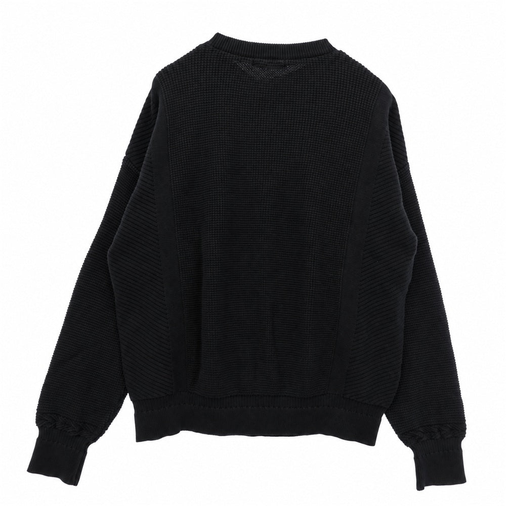 ヤシキ 17AW YSK-17AW-KN03 Kyoukoku Knit 峡谷10ゲージワッフル ニット ブラック系 1【中古】