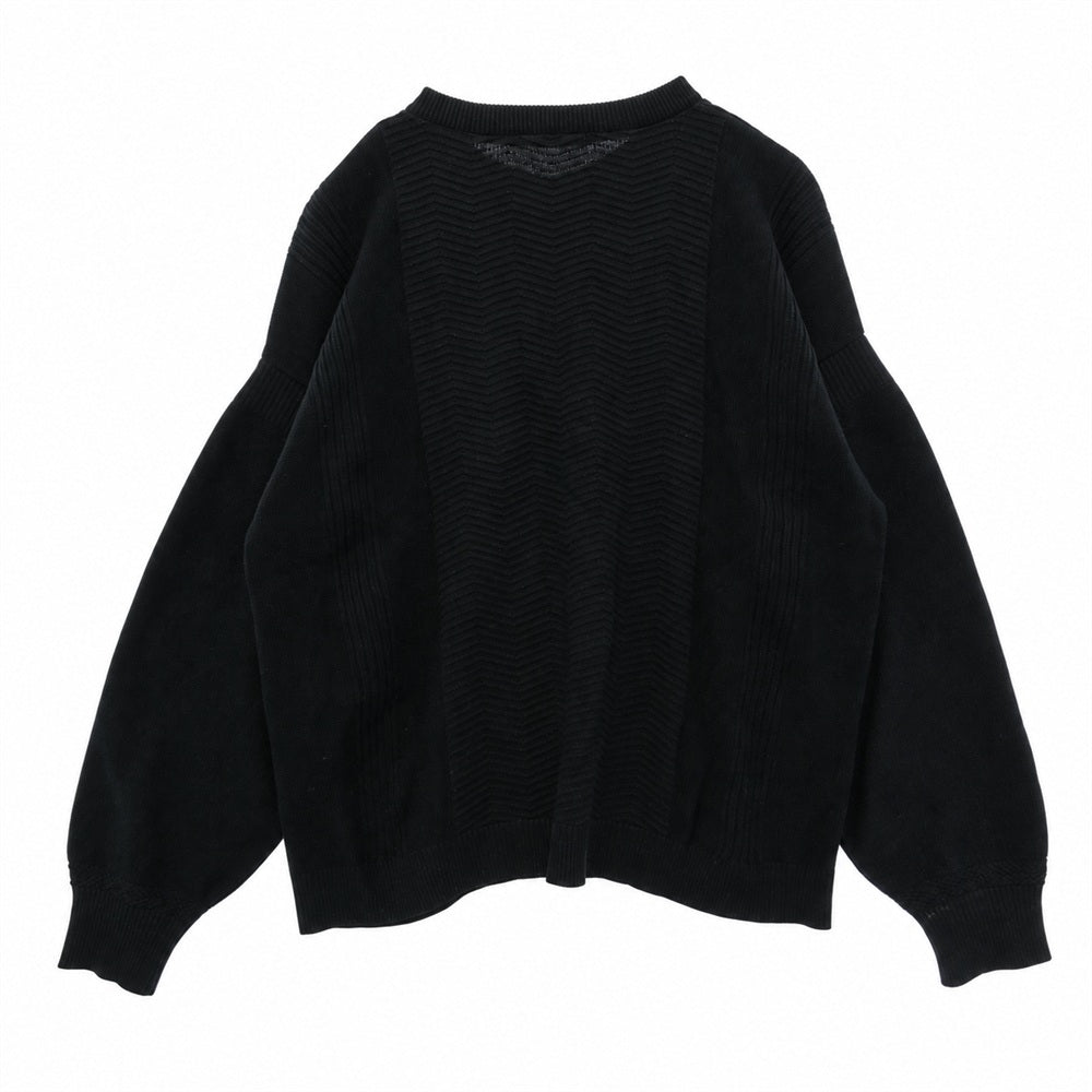 ヤシキ 18SS YSK-18SS-KN02 Samon Knit 鹿の子編み サモンニット ブラック系 1【中古】