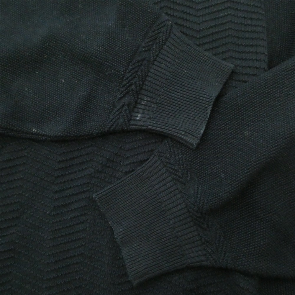ヤシキ 18SS YSK-18SS-KN02 Samon Knit 鹿の子編み サモンニット ブラック系 1【中古】