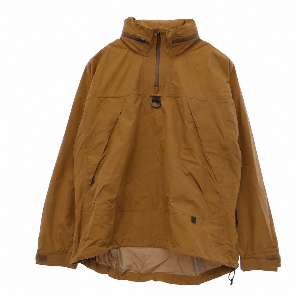 snowpeak スノーピーク JK-18AU006 2.5レイヤー フラット プルオーバージャケット ブラウン系 S【中古】