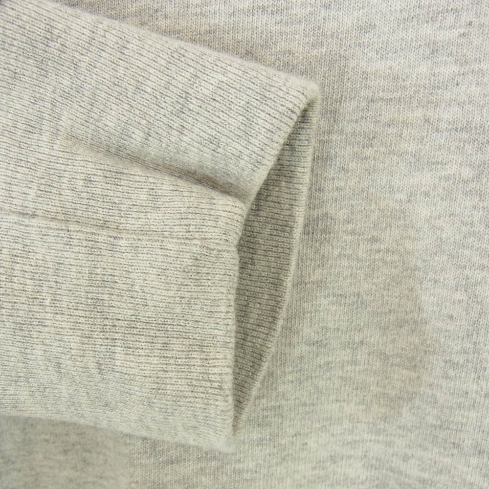 COMOLI コモリ 21SS T01-05004 空紡天竺 長袖 ロングスリーブ クルー Tシャツ カットソー グレー系 1【中古】