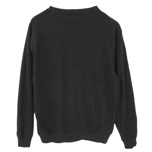 COMOLI コモリ 21AW U03-05006 L/Sクルー ウール天竺 長袖 ニット Tシャツ グレー系 1【中古】