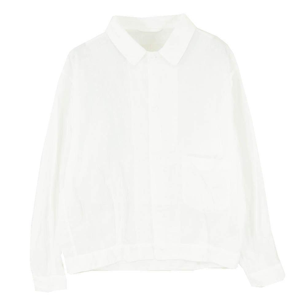 COMOLI コモリ 18SS P01-01015 ベタシャン ブルゾン シャツジャケット ホワイト系 1【中古】