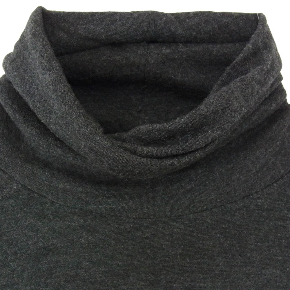 COMOLI コモリ 21AW U03-05007 ウール 天竺 長袖 ロングスリーブ タートルネック 薄手 ニット グレー系 1【中古】