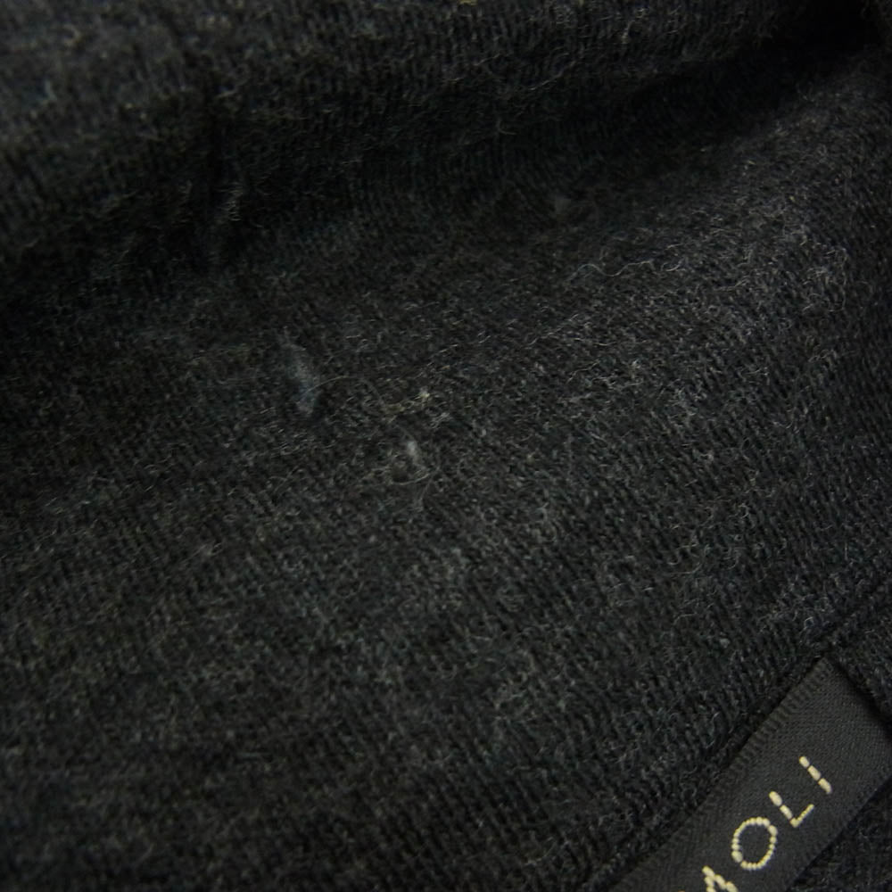 COMOLI コモリ 21AW U03-05007 ウール 天竺 長袖 ロングスリーブ タートルネック 薄手 ニット グレー系 1【中古】