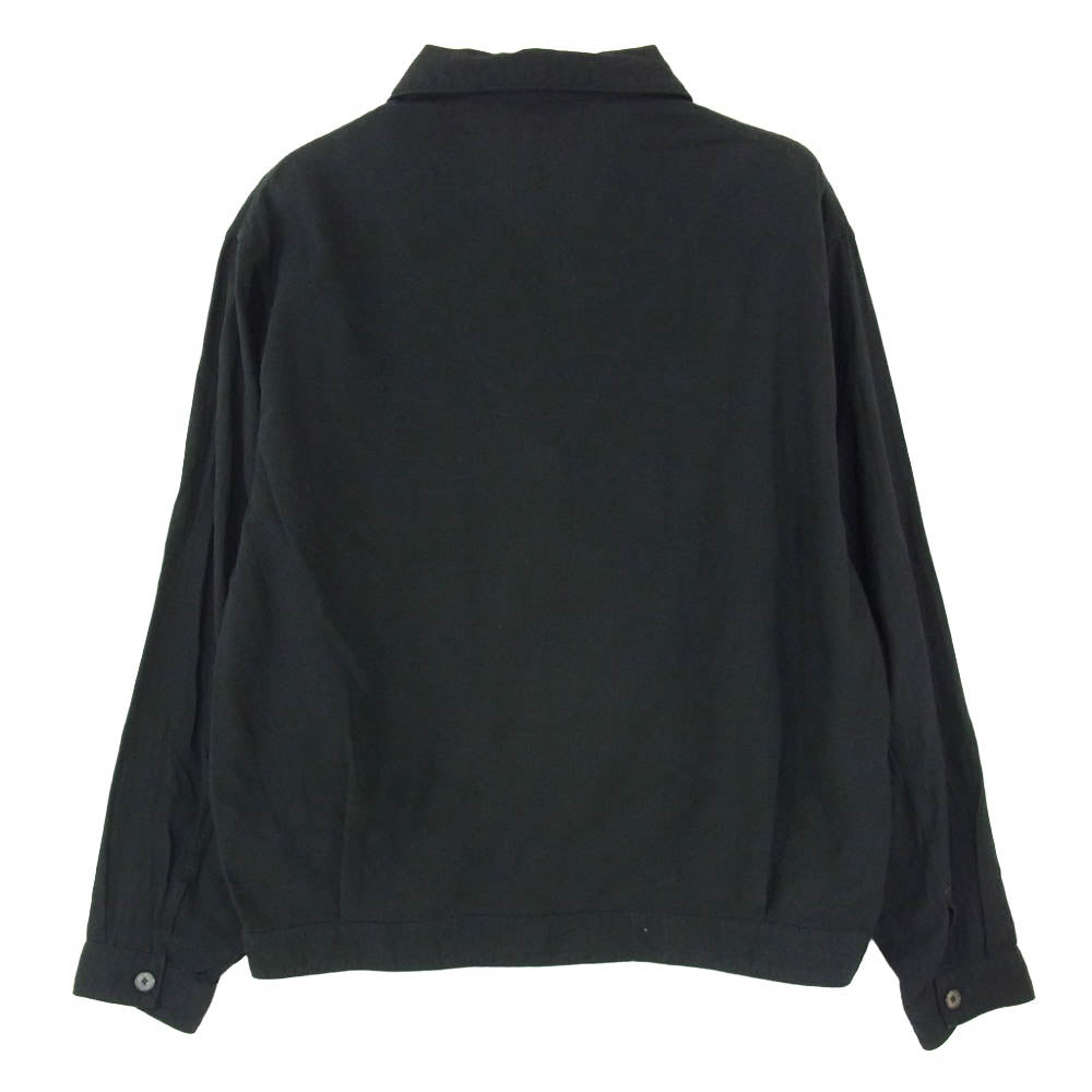 COMOLI コモリ 18SS P01-01015 ベタシャン ブルゾン シャツジャケット ブラック系 1【中古】