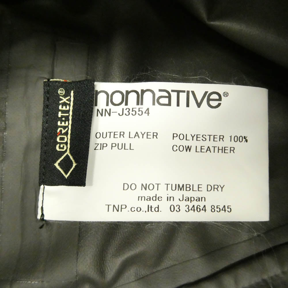 nonnative ノンネイティブ NN-J3554 SCIENTIST COAT POLY TAFFETA WITH GORE-TEX フィッシュテール モッズコート ベージュ系【中古】