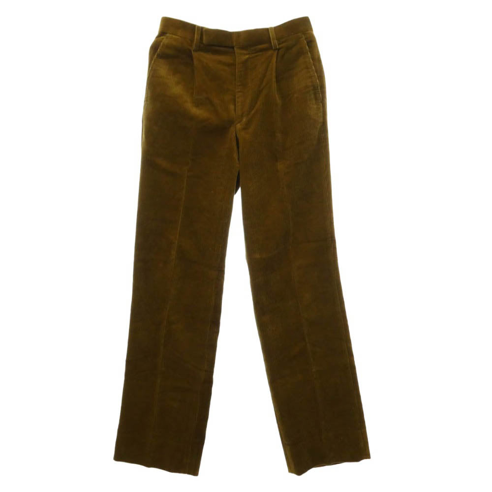 COMOLI コモリ 21AW U03-03009 コーデュロイ ワンタック パンツ 1【中古】