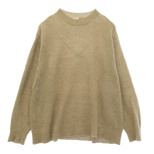 COMOLI コモリ 21AW U03-06008 カシミヤクルーネックニット セーター ベージュ系【中古】