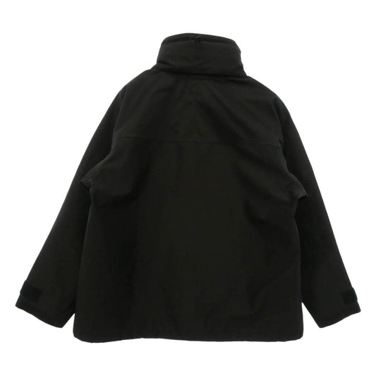 COMOLI コモリ 23AW Y03-04003 3レイヤー コットンシルクパーカ ジャケット ブラック系 1【中古】
