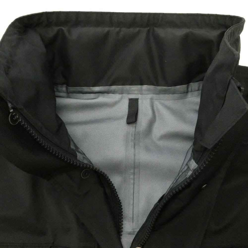 COMOLI コモリ 23AW Y03-04003 3レイヤー コットンシルクパーカ ジャケット ブラック系 1【中古】