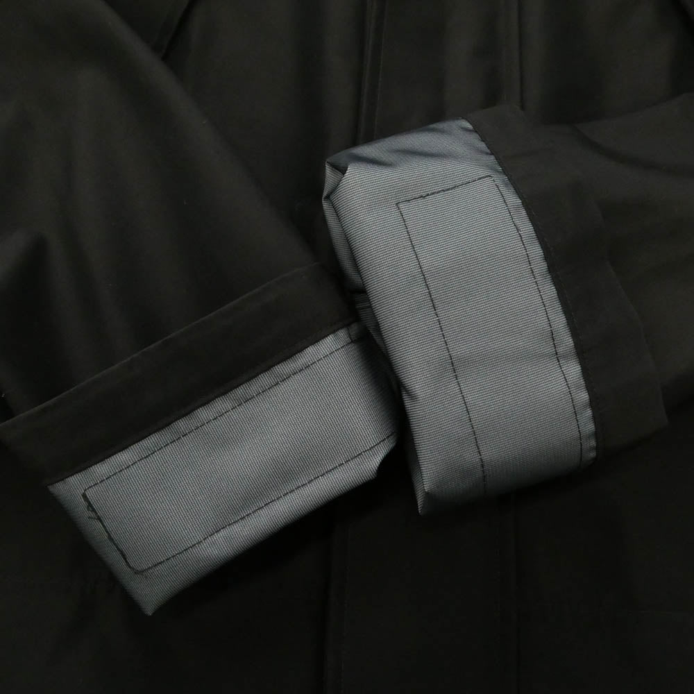 COMOLI コモリ 23AW Y03-04003 3レイヤー コットンシルクパーカ ジャケット ブラック系 1【中古】