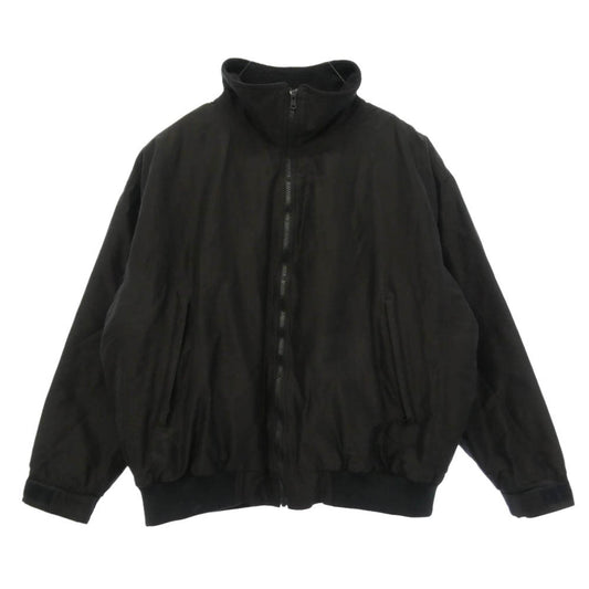 COMOLI コモリ 22AW W03-04003 コットンシルク 裏フリース トラックジャケット ブラック系 1【中古】