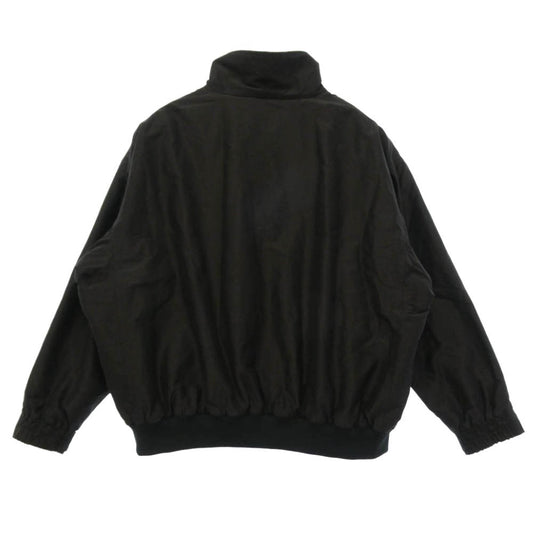 COMOLI コモリ 22AW W03-04003 コットンシルク 裏フリース トラックジャケット ブラック系 1【中古】