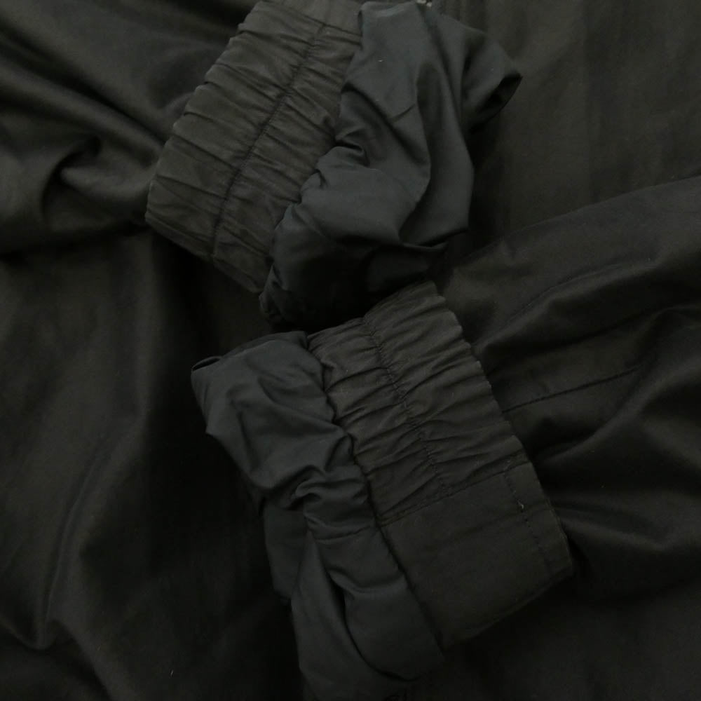 COMOLI コモリ 22AW W03-04003 コットンシルク 裏フリース トラックジャケット ブラック系 1【中古】