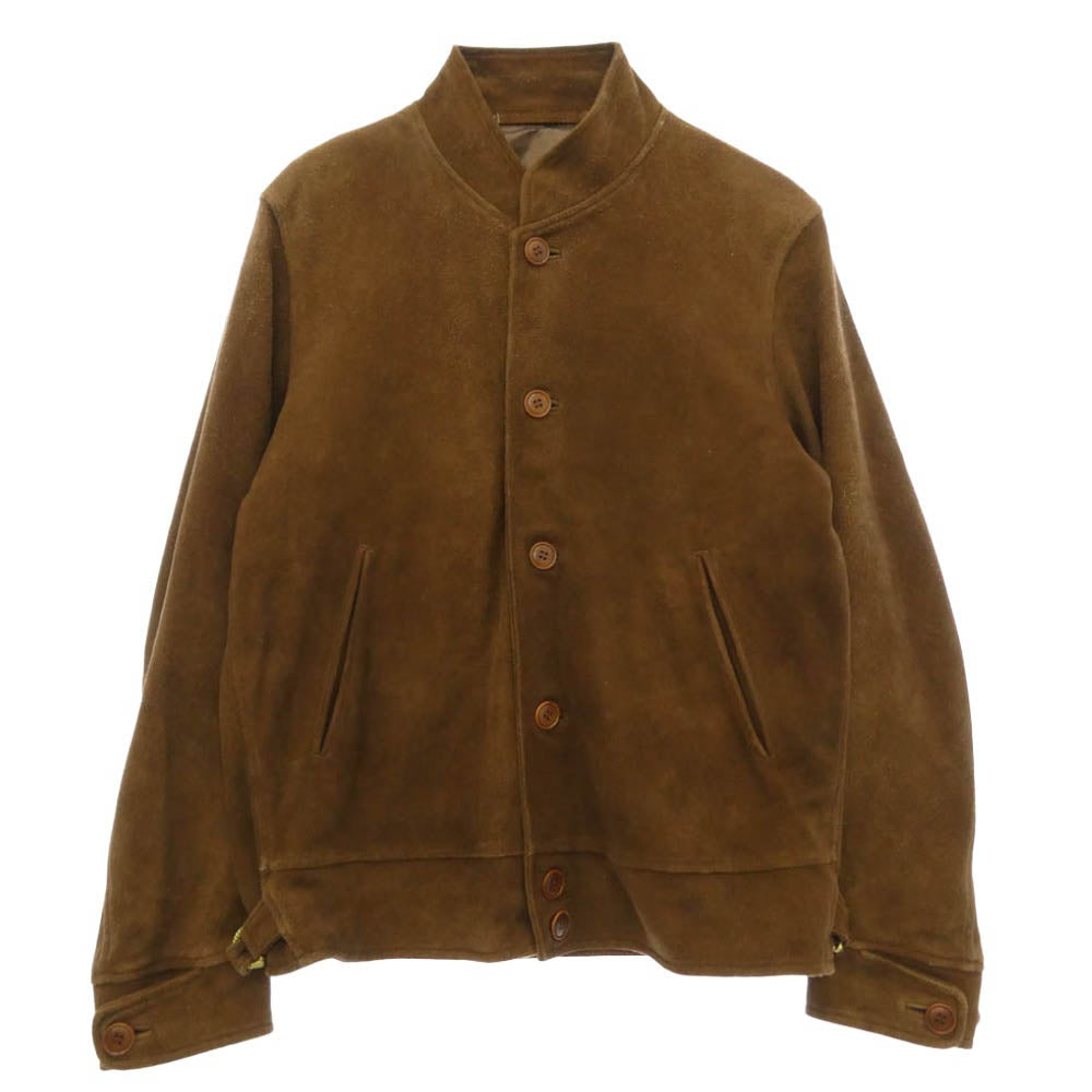 COMOLI コモリ 21AW U03-04003 シープスエードレザージャケット ブラウン系 1【中古】