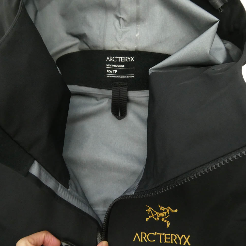 ARC'TERYX アークテリクス 2022年モデル 28827 Alpha SV Jacket 24K Black アルファSV ゴアテックス ジャケット ブラック系 XS【極上美品】【中古】
