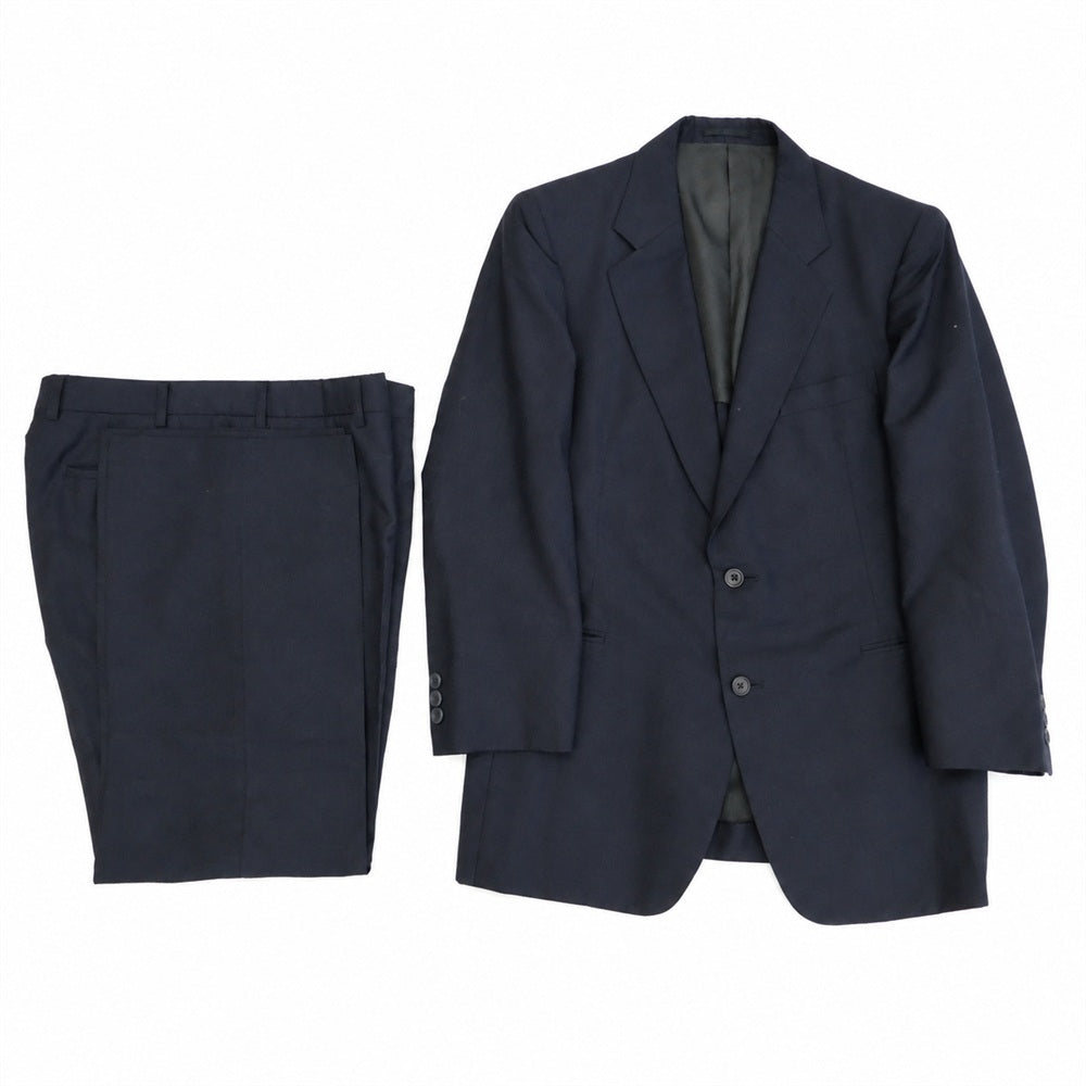 BURBERRY バーバリー バーバリーズ シングル テーラード ジャケット スラックス パンツ セットアップ ネイビー系【中古】