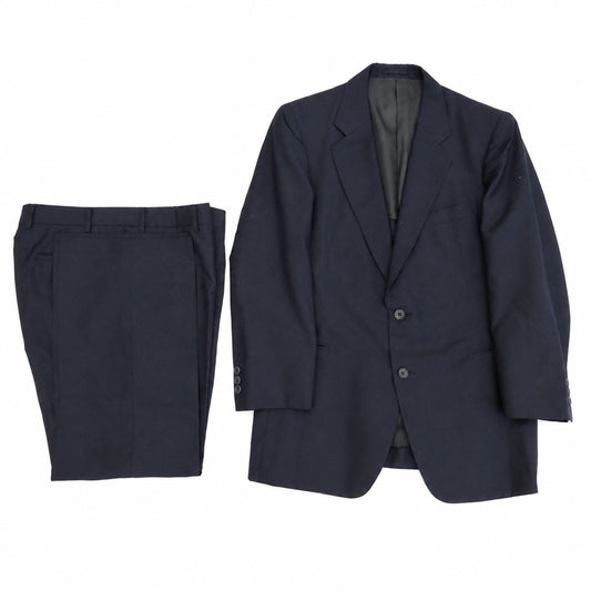 BURBERRY バーバリー バーバリーズ シングル テーラード ジャケット スラックス パンツ セットアップ ネイビー系【中古】