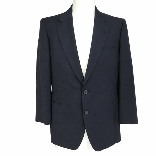 BURBERRY バーバリー バーバリーズ シングル テーラード ジャケット スラックス パンツ セットアップ ネイビー系【中古】