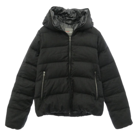 DUVETICA デュベティカ LANIFICIO F.LLI CERRUTI カシミア混 ダウン ジャケット ブラック系 42【中古】