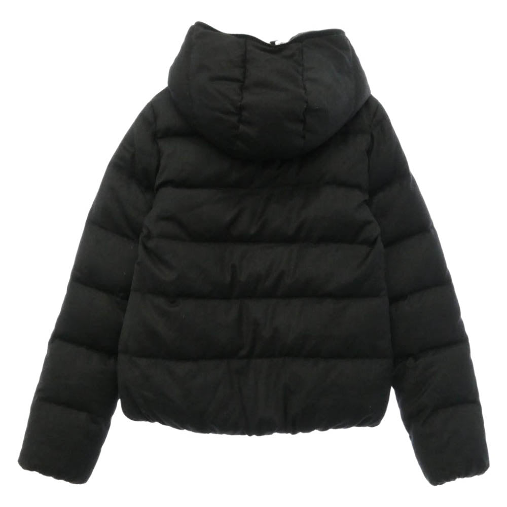 DUVETICA デュベティカ LANIFICIO F.LLI CERRUTI カシミア混 ダウン ジャケット ブラック系 42【中古】