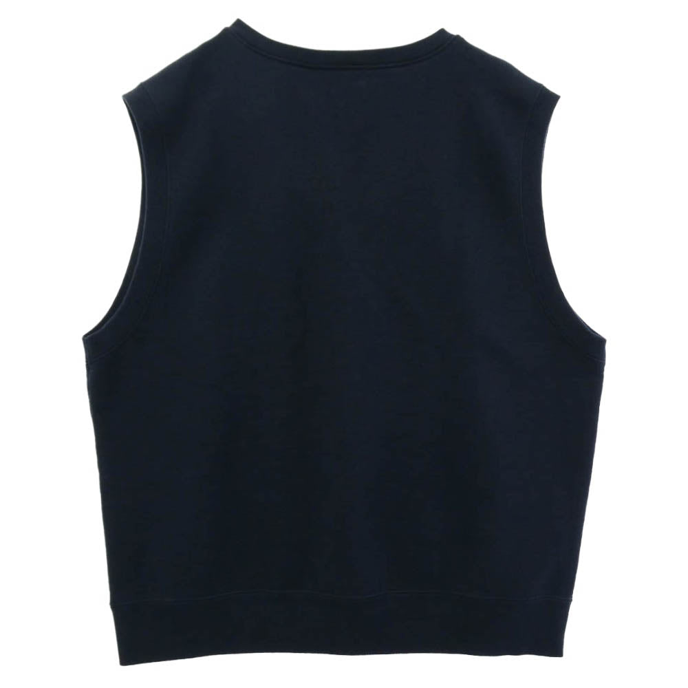 Supreme シュプリーム 23SS Sweatshirt Vest スウェットシャツ ベスト ネイビー系 L【中古】