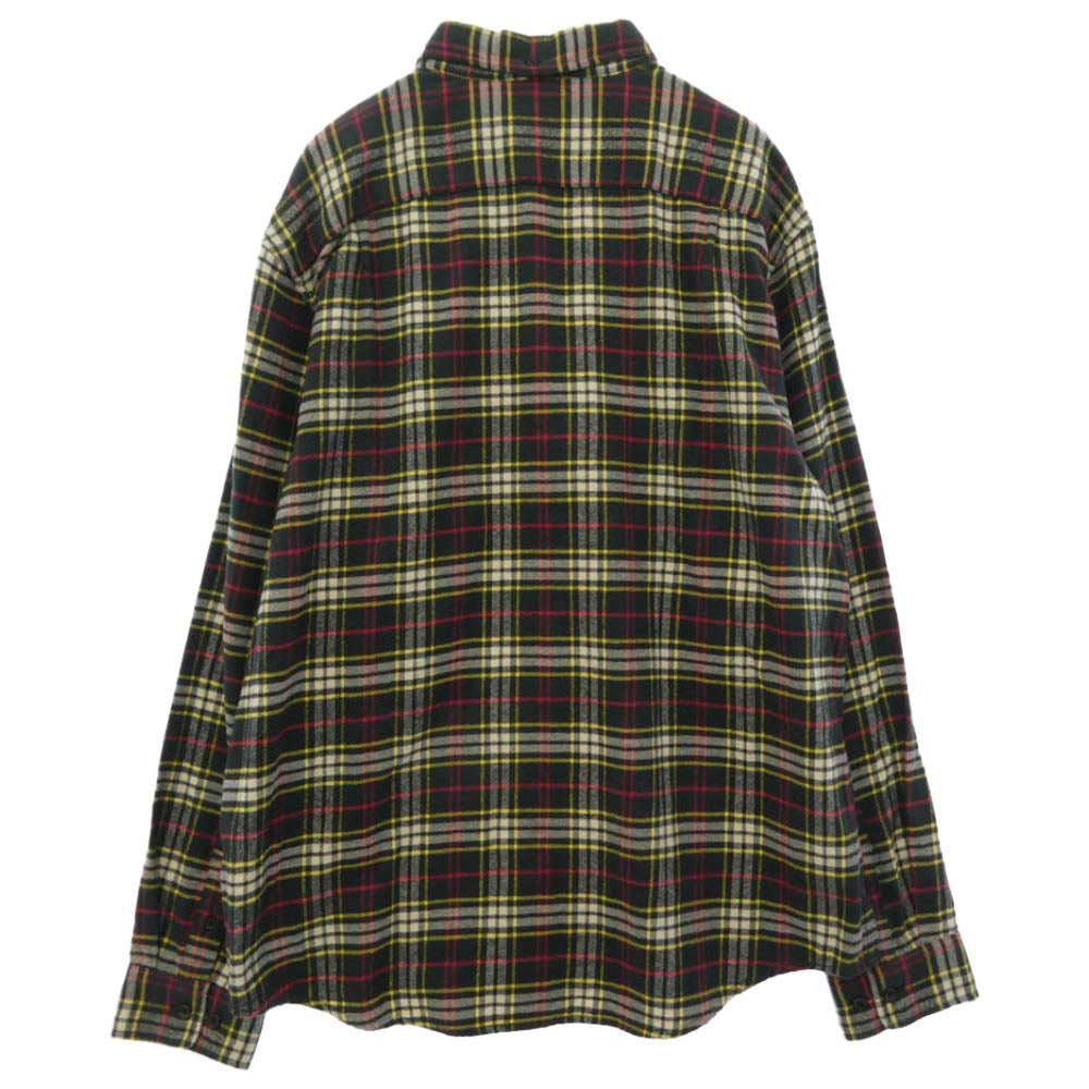 Supreme シュプリーム 20AW Tartan Flannel Shirt タータンチェック フランネル 長袖 BD ボタンダウン シャツ マルチカラー系 L【中古】