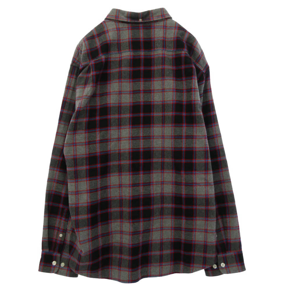 Supreme シュプリーム 25AW Plaid Flannel Shirt チェック フランネル 長袖 BD ボタンダウン シャツ マルチカラー系 L【中古】