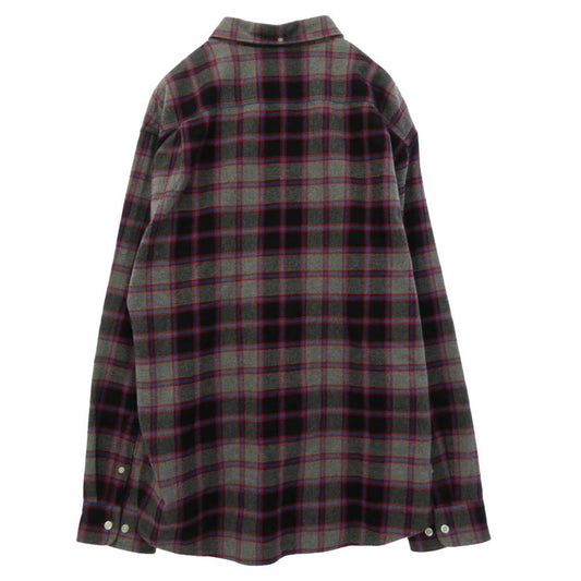 Supreme シュプリーム 25AW Plaid Flannel Shirt チェック フランネル 長袖 BD ボタンダウン シャツ マルチカラー系 L【中古】