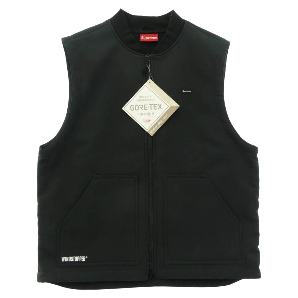 Supreme シュプリーム 22AW Windstopper Work Vest ウインドストッパー ワークベスト ブラック系 L【中古】