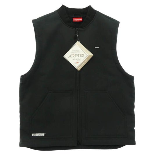 Supreme シュプリーム 22AW Windstopper Work Vest ウインドストッパー ワークベスト ブラック系 L【中古】