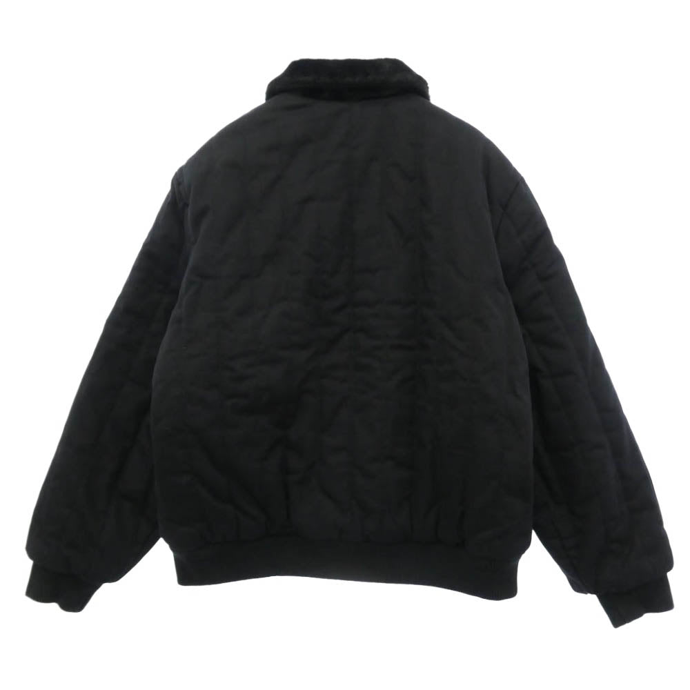 Supreme シュプリーム Dickies ディッキーズ 25AW x Dickies ディッキーズ Reversible Quilted Faux Fur Work Jacket リバーシブル キルティング フェイクファー ワークジャケット ブラック系 L【美品】【中古】