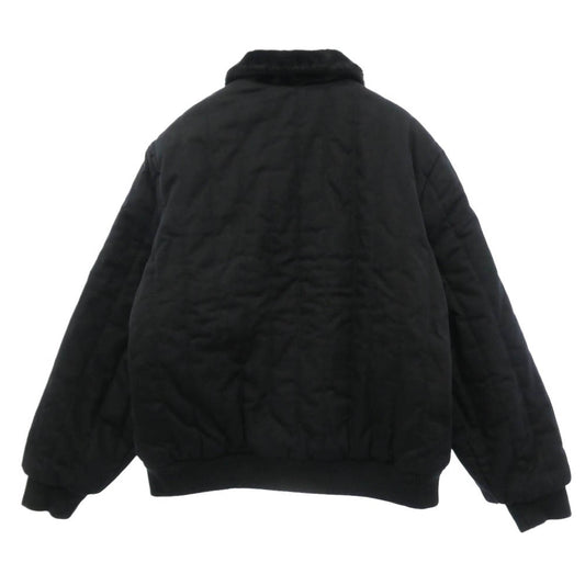 Supreme シュプリーム Dickies ディッキーズ 25AW x Dickies ディッキーズ Reversible Quilted Faux Fur Work Jacket リバーシブル キルティング フェイクファー ワークジャケット ブラック系 L【美品】【中古】
