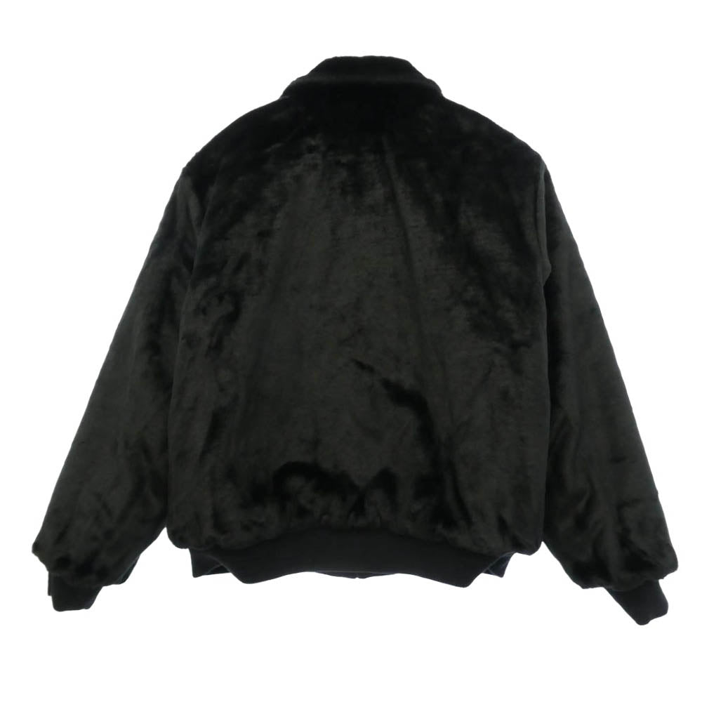 Supreme シュプリーム Dickies ディッキーズ 25AW x Dickies ディッキーズ Reversible Quilted Faux Fur Work Jacket リバーシブル キルティング フェイクファー ワークジャケット ブラック系 L【美品】【中古】