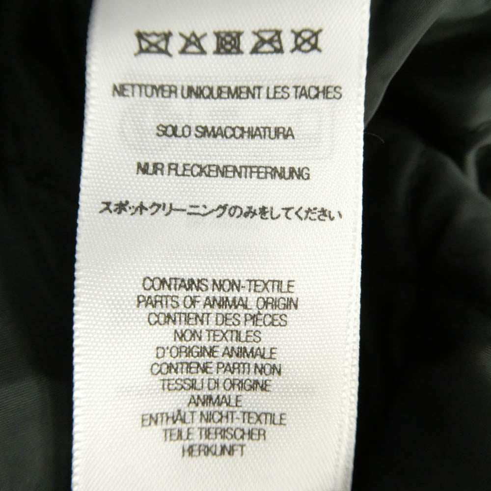 Supreme シュプリーム 23AW Leather Collar Utility Jacket 襟レザー フード着脱可能 レザーカラー ユーティリティ ジャケット ブラック系 L【中古】