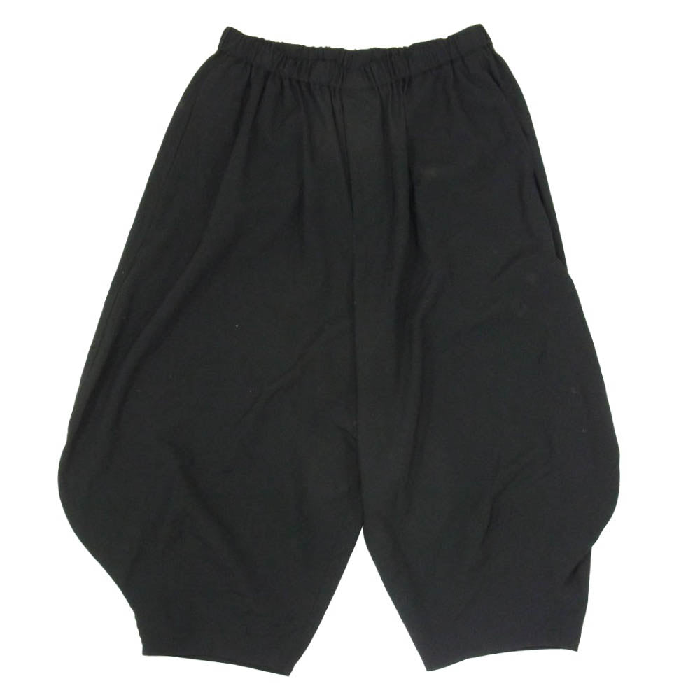BLACK COMME des GARCONS ブラックコムデギャルソン 1L-P024 AD2023 ウール バルーン サルエルパンツ ブラック系 M【中古】