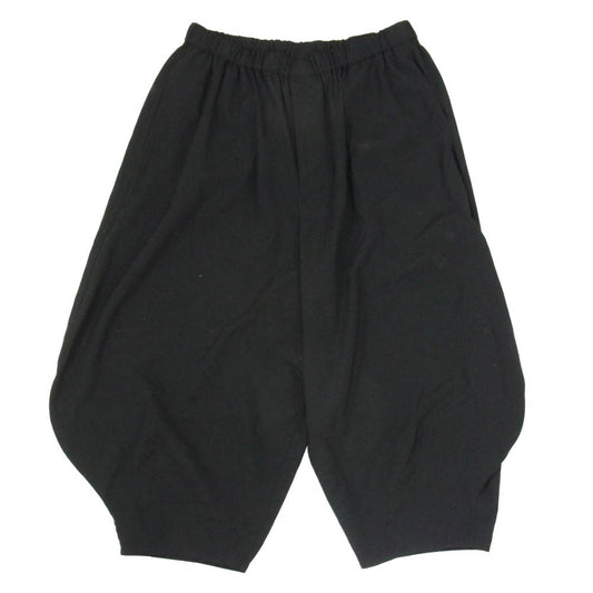 BLACK COMME des GARCONS ブラックコムデギャルソン 1L-P024 AD2023 ウール バルーン サルエルパンツ ブラック系 M【中古】