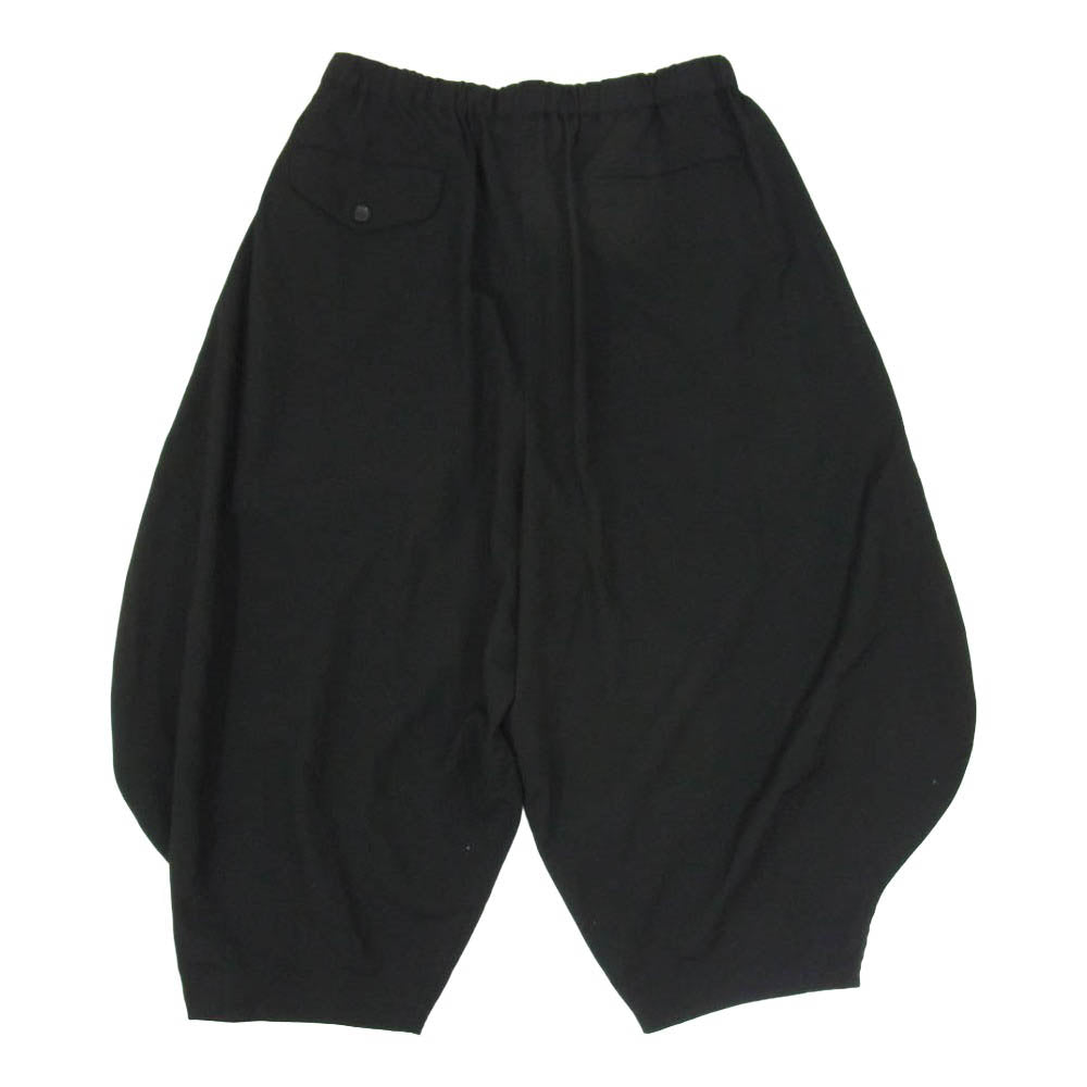 BLACK COMME des GARCONS ブラックコムデギャルソン 1L-P024 AD2023 ウール バルーン サルエルパンツ ブラック系 M【中古】